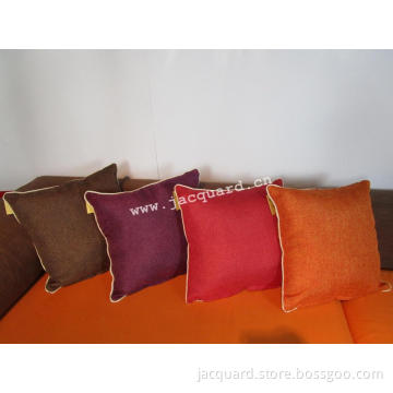 Dekoratives quadratisches Jacquard-Kissen im modernen Stil